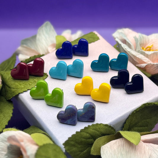 Earrings - Cute Heart Studs