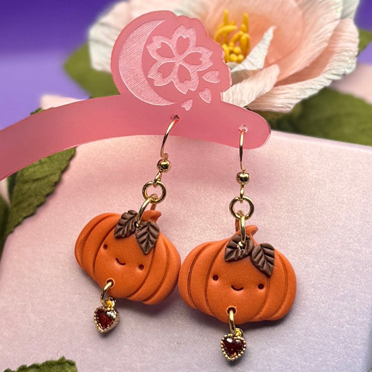 Earrings - Cute Pumpkins