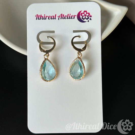 Earrings - Blue Drops